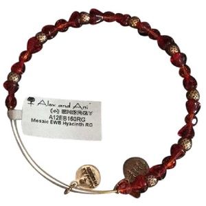 Red/Gold Mosaic Hyacinth Bangle by Alex & Ani
